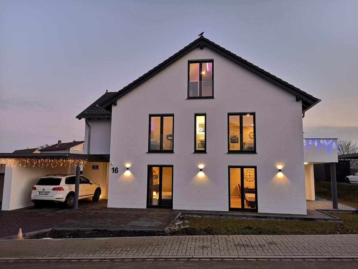 -Neubau- 30Qm Dach-Apartment Fulda Dış mekan fotoğraf